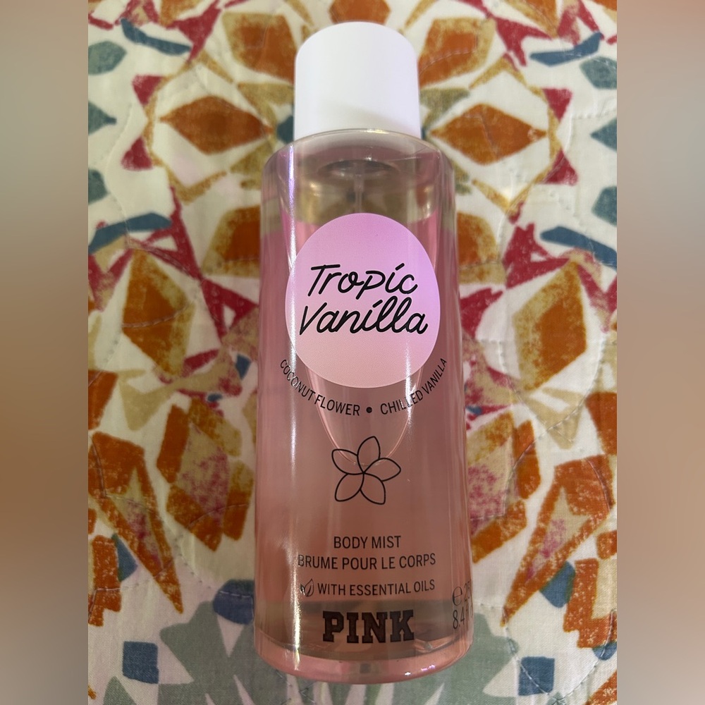 Tropic Vanilla Pink Body Mist Victoria’s Secret
